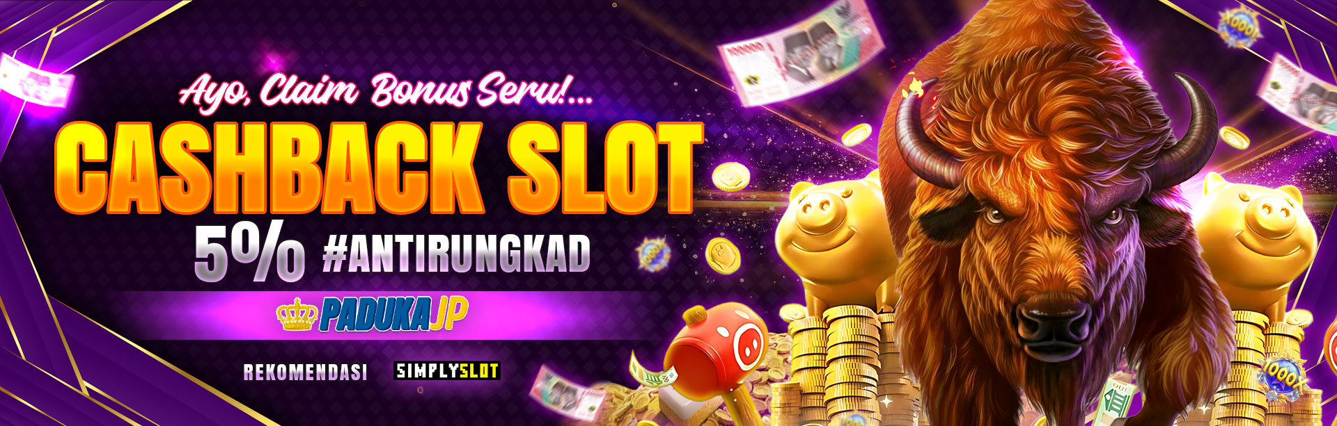 CASHBACK SLOT UP TO 5%