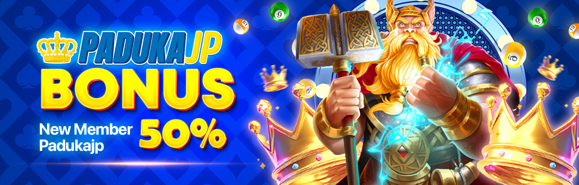 BONUS NEW MEMBER SLOT 50%