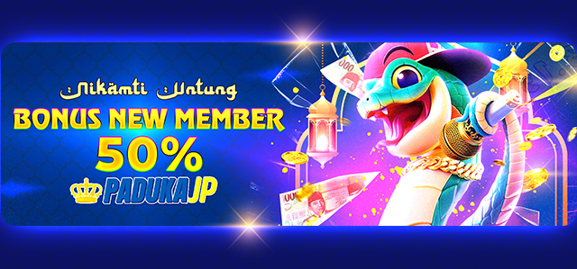 BONUS NEW MEMBER SLOT 50%