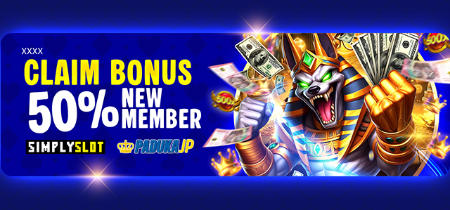 BONUS NEW MEMBER SLOT 50%