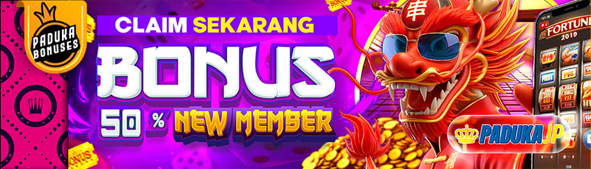 BONUS NEW MEMBER SLOT 50%