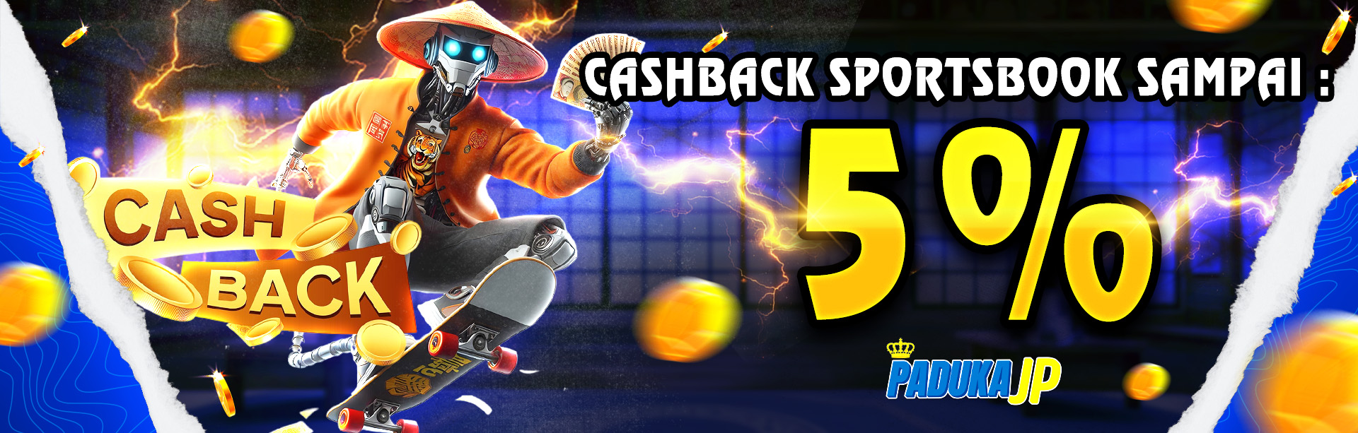 CASHBACK SPORTSBOOK 5%